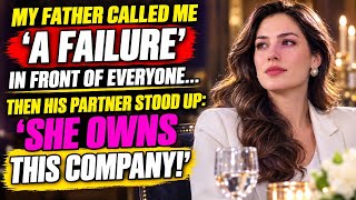 My Father Told Everyone I Was A Failure At Dinner — Then His Business Partner Stood Up And Said,