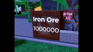 Aiden reaches one million iron ore || Roblox Factory Simulator screenshot 5