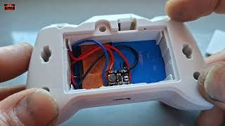 Modificación control remoto de TRASPED(gamepad) con batería #microrc