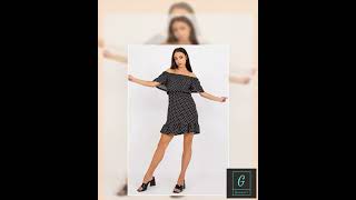 Women’s White Mini Boat Neck Short Sleeve Dress