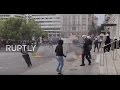 Greece: Clashes erupt at Hellenic Parliament as protesters rail at austerity measures