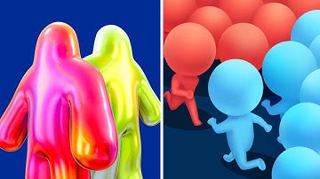 Blob Runner 3d Vs Count Master 3d ✳️❎Max All New Update Levels Walkthrough Android iOS Gameplay