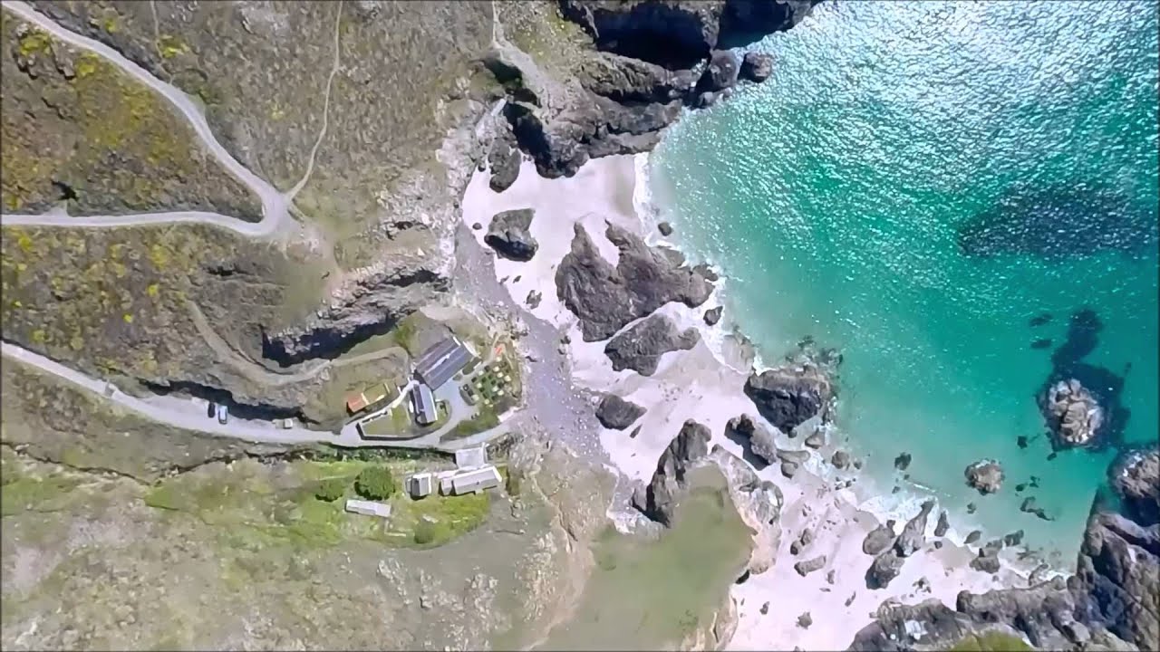 Kynance Cove Cornwall From The Air Youtube
