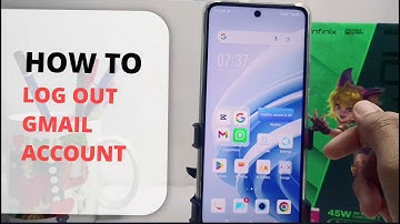 How To Logout Gmail Account In Infinix Note 30 NFC/Note 30 Pro