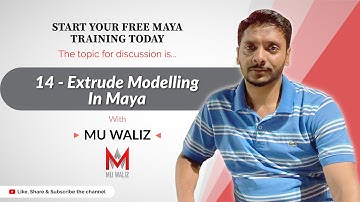 14 Extrude Modelling In Maya | Maya Extrude Modeling Techniques | Beginner