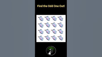 How good are your eyes? Find the Odd One Out! A Visual Challenge #brainteaser #visualpuzzles