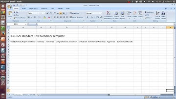 IEEE 829 Standard Test Summary Report Template