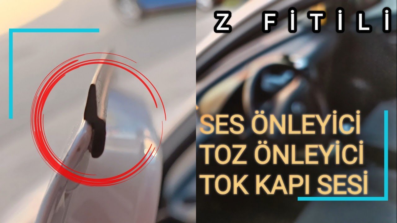 Çok çok Kullanışlı Z Fitili | Toz önleyici | Ses Yalıtımı | Tok kapı sesi |