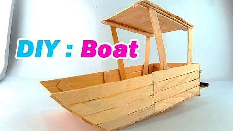 How to make a boat using popsicle