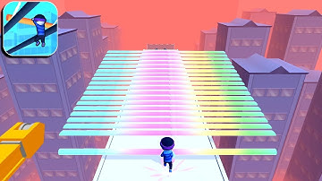 Roof Rails Gameplay Walkthrough Solution (Level 16-20) #RoofRails #Android #ios