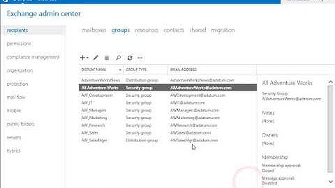 20345-1 Demo 10 Creating distribution groups