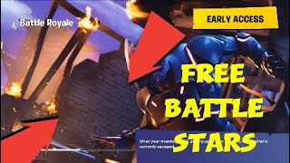 FORTNITE BATTLE ROYALE *NEW* HOW TO GET FREE BATTLE STARS [NOT CLICKBAIT]