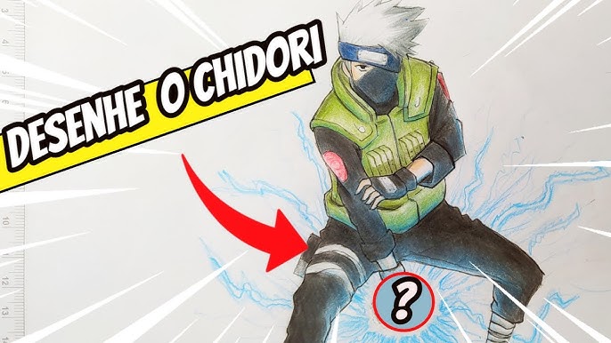 Kakashi! Veja passo a passo como desenhar o personagem fácil!