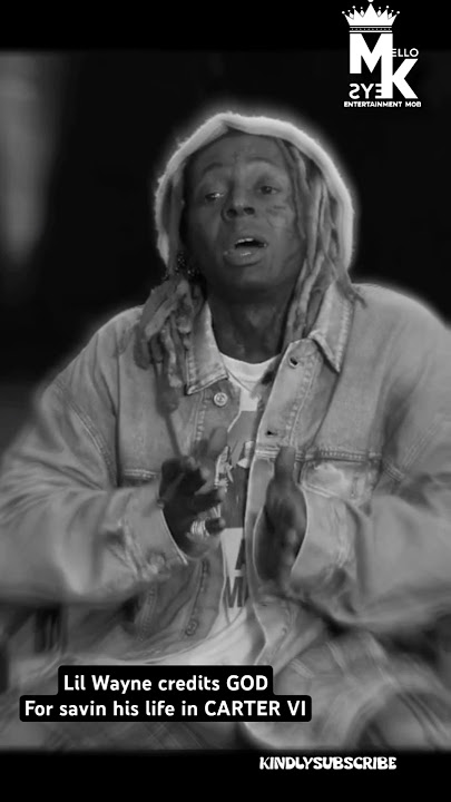 Lil Wayne praises GOD 4 savin his life in the CARTER VI #trendingshorts #lilwayne #carter6 #fypviral