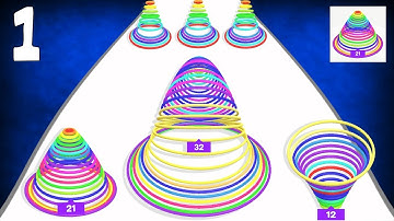 CIRCLES RUNNER - ALL LEVELS GAMEPLAY on iOS and Android