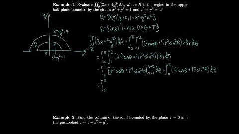Calculus 15.3 Double Integrals in Polar Coordinates
