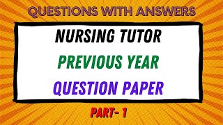 Nursing Tutor 2021 Exam Preparation with Previous Year Questions and Answers/How to crack Nursing tu screenshot 4