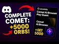 How to Complete Comet AI Mission &amp; Get 5000 Orbs Instantly! 🔥