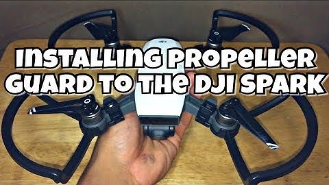 Installing Propeller Guard to the DJI Spark (4K video)