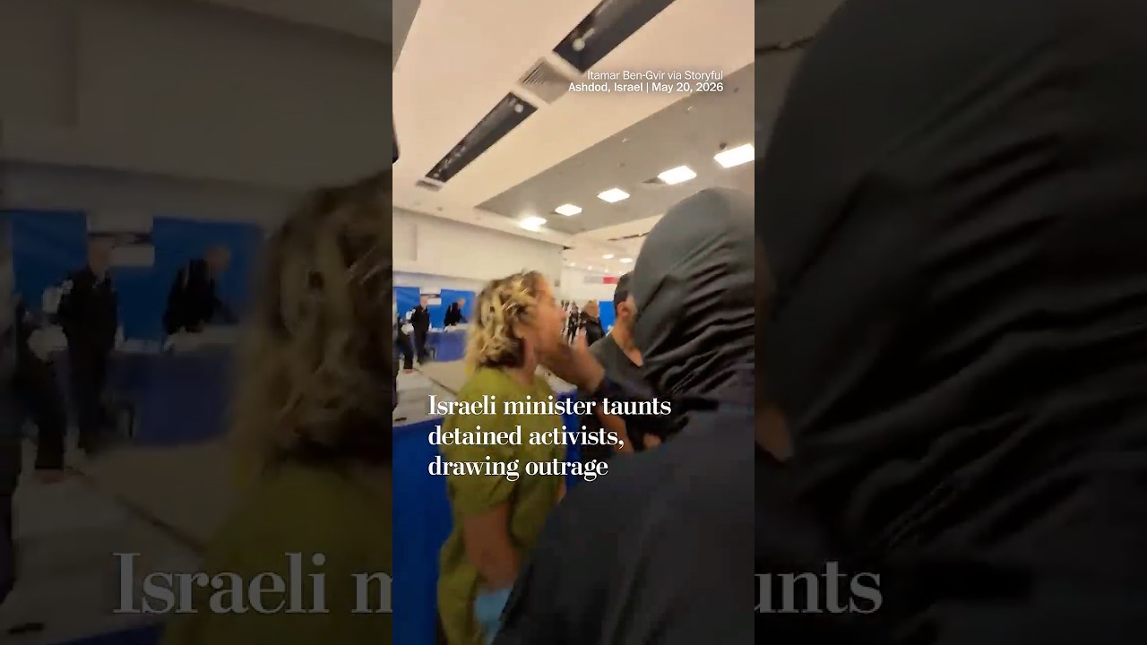 Israeli minister taunts detained activists, drawing outrage