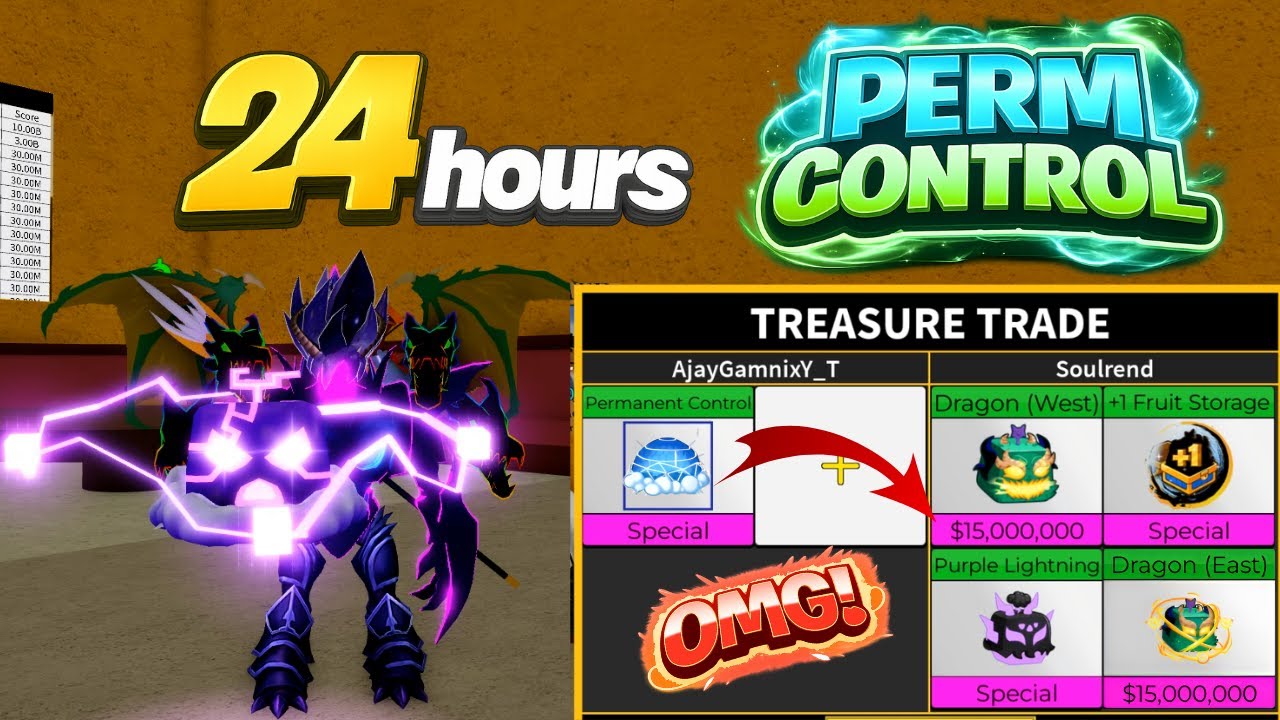 Торговля ПОСТОЯННЫМ КОНТРОЛЕМ на 24 часа 🔥 | BLOX FRUITS