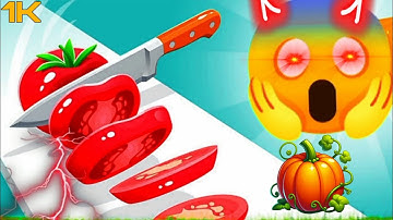Perfect Slices Now 🍅🔪 Gameplay 100_1000 😱 #live  #shortslive #shorts #viralvideo
