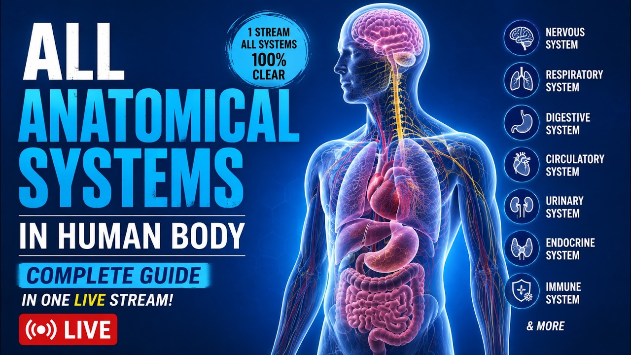 🧬 All Human Body Systems Explained | Complete Anatomy & Physiology ...