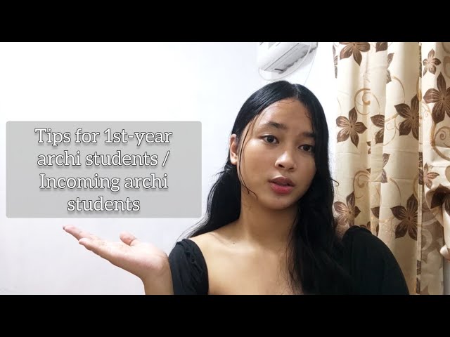 Tips for Incoming / Current Freshmen Architecture Students | NicoletteStar class=