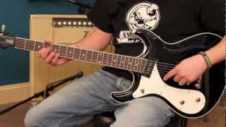 Joe Brewer reviews Eastwood Sidejack left handed baritone guitar