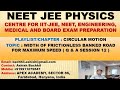 Finding the Width of a banked frictionless road for maximum speed of a car - Q and A Session 12