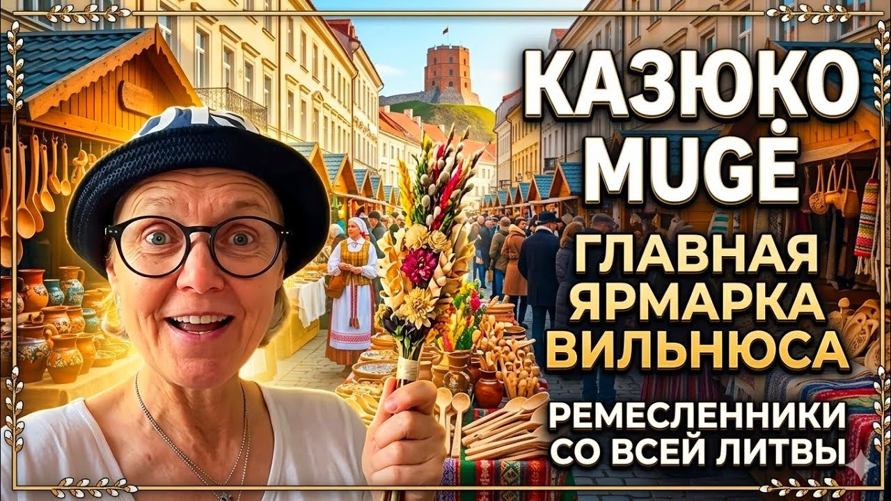 КАЗЮКО МУГЯ ЛИТВА : Что я нашла на самой большой ярмарке ремесел ? (ШОК-ЦЕНЫ!)