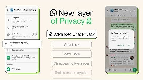 WhatsApp introduces new Advanced Chat Privacy feature