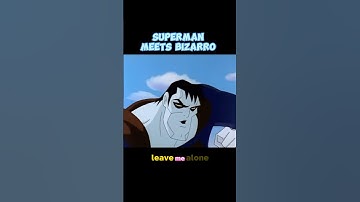 Superman Meets Bizarro😳🦸🏻‍♂️  | #shorts #superman #dcuniverse #justiceleague