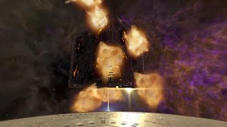 Borg Cube Destroyed! Enterprise 1701 D Solo Mission! 68% Hull! Star Trek: Bridge Crew - Red Squadron