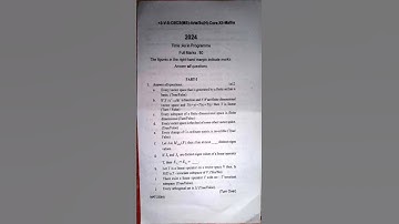 +3 5th Semester Utkal university Math (Core-12) question paper 2024 #utkaluniversity #viralshorts