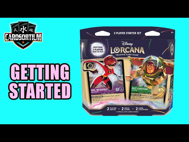 Disney Lorcana Wilds Unknown - 2 Player Starter Deck Review - YouTube