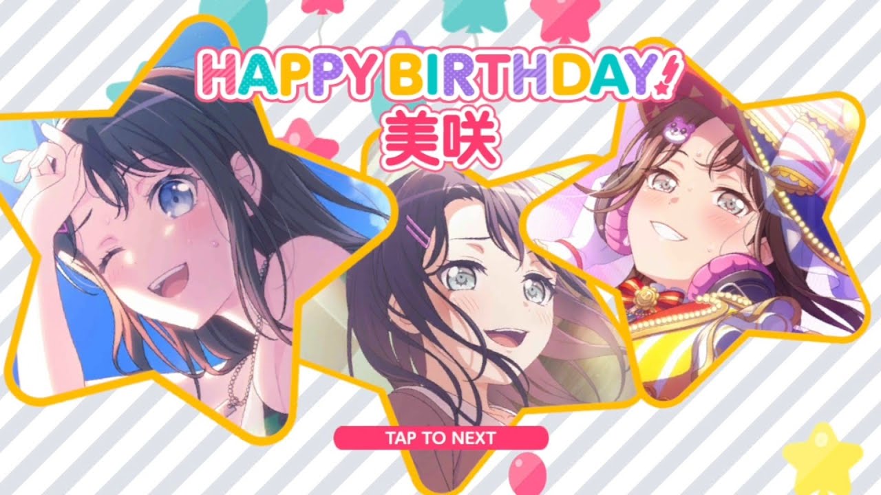 BanG Dream CN 10/01 奥泽美咲(Okusawa Misaki) Birthday