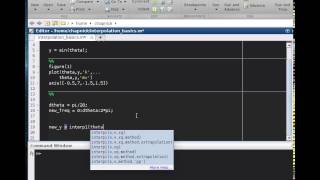 1-D Interpolation in Matlab