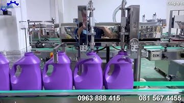 Máy chiết rót nước giặt - nước xả vải