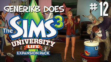 Generikb Does The Sims 3 University Life Ep12 - "Can I Get A HOT TUB!!!" ;-)
