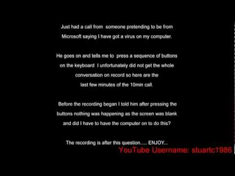 Microsoft Scam Call - VERY Funny