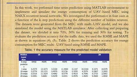 Predicting energy consumption for UAV-enabled MEC using Machine Learning Algorithm