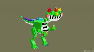 PianoSaurus #lego  fan make