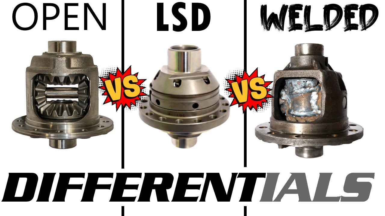 Open Diff Vs Lsd Vs Welded Diff - Visually + In Depth Explained - Version 2