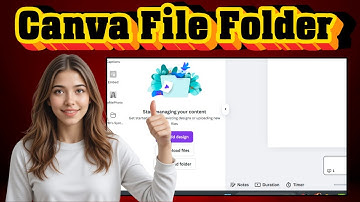 How To Upload Files to Folders in Canva - For Beginners