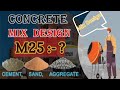concrete mix design || what is M5 M7.5 M10 M15 M20 || different mix design and ratio