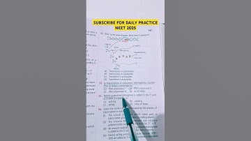 Biology practice For Neet 2025 || Molecular Basis Of inheritance #ncert #biology #neet