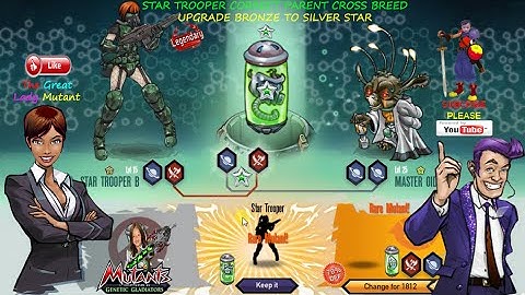 Star Trooper Correct Parent Cross Breed - Upgrade Bronze to Silver Star