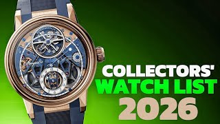 5 Watch Brands Serious Collectors Are Watching In 2026