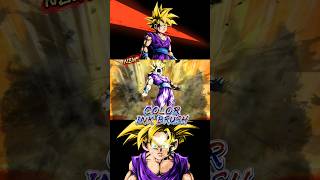 Ssj2 Gohan Colored ULTRA Ink Brush Animation!! #shorts  #dragonballlegends
